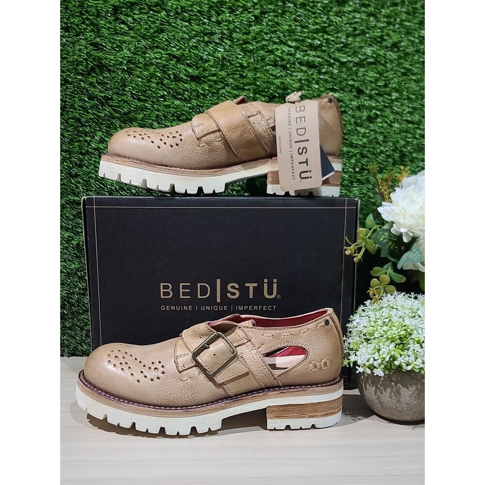 Bed Stu Dagny Platform Loafers / Oats Rustic US Women's 8 NEW